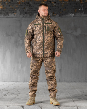 Тактичний зимовий костюм SoftShell XL піксель (89501)