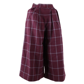 Жіночі брюки кюлоти Vero Moda Бордовий XS 201023-425461