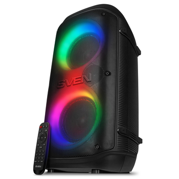 Акустична система SVEN PS-800 Black (100Вт, TWS, bluetooth, підсвітка, караоке,FM )
