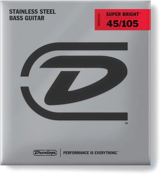 Струны для бас-гитары Dunlop DBSBS45105M MD Scale Super Bright Steel (R126934)
