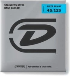 Струны для 5-струнной бас-гитары Dunlop DBSBS45125M MD Scale Super Bright Steel (R126935)