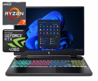 Ноутбук (2024) ГЕЙМЕРСКИЙ Acer Nitro 16 R7-8845HS / 64GB / 1TB / RTX4060 / 16" 165Hz