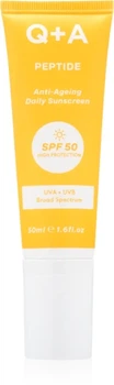 Антивозрастной солнцезащитный крем для лица Q+A Peptide Anti-Ageing Daily Sunscreen 50 мл