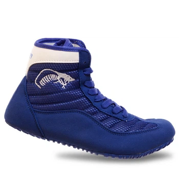 Борцовки замшевые мужские Cobra Sport 3053 размер 45 Blue-White