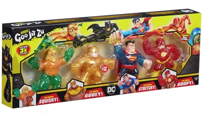 Goo Jit Zu Герои DC comics c золотым Бетменом