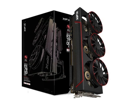 Відеокарта XFX Radeon RX 7800 XT Quicksilver Magnetic Air Gaming 16GB GDDR6 (RX-78TMAIRF9) EU
