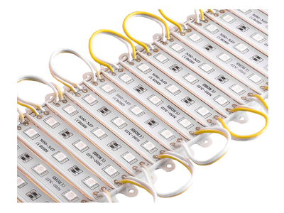 Світлодіодний модуль 5050-3smd 12V IP65 жовтий