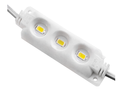 Світлодіодний модуль 5630-3smd 12V IP65 30-35lm білий (по 20шт пластина) LEDUA