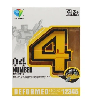 Трансформер-цифра 788-72 Y "Deformed Gogo Series", ціна за 1 штуку, в коробці (6976442211196) Вид 4