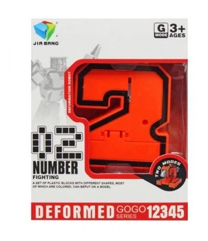 Трансформер-цифра 788-72 Y "Deformed Gogo Series", ціна за 1 штуку, в коробці (6976442211196) Вид 2