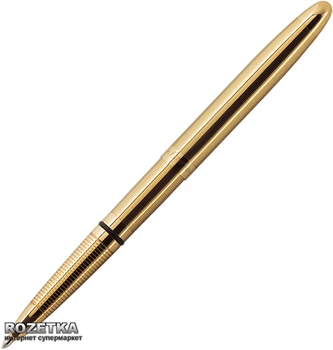 Ручка шариковая Fisher Space Pen Bullet Черная 0.7 мм Золотистый корпус (747609843088)