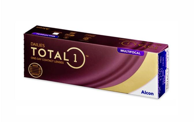 Однодневные линзы Alcon Dailies Total 1 Multifocal, аддидация LO, -3.5 30 шт.