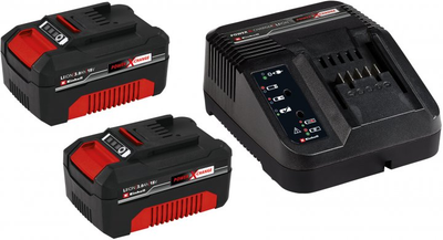 Набір акумулятора та зарядного пристрою Einhell Starter-Kit PXC, 2x18В, 3А•год (4512098)