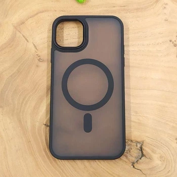 Чехол HOCO Smoke case Matte with MagSafe для iPhone 12/12 Pro Black