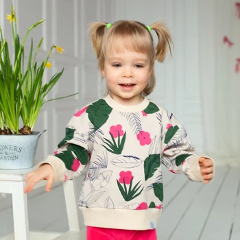 Джемпер для дівчат Trendy Tot 03-01403 бежевий 92 см (2 роки)