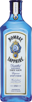 Джин Bombay Sapphire 0.375 л 47% (80480301033)