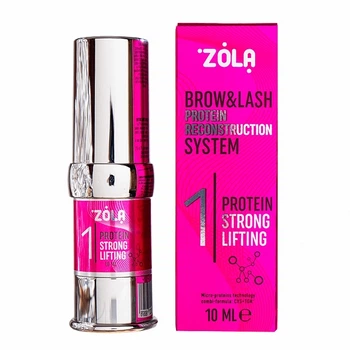 Состав для ламинирования бровей и ресниц "01 Protein Strong Lifting" - Zola Brow And Lash Protein Reconstruction System 01 Protein Strong Lifting 10ml (10ml) (1305896-196654)