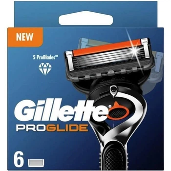 Сменные картриджи для бритья (лезвия кассеты) мужские Gillette Fusion Proglide, 6 шт