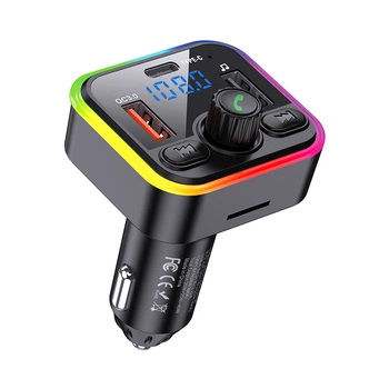 Bluetooth FM модулятор (трансмітер) Jokade JH015 (PD/40W)- чорний 824125