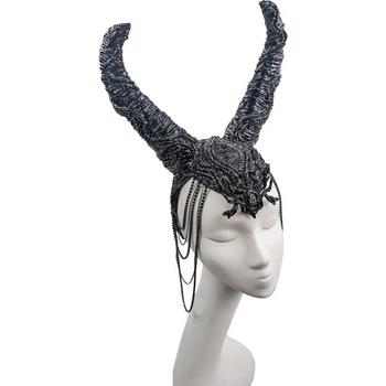 Обруч Малефисента SETA Decor 23-623BLK