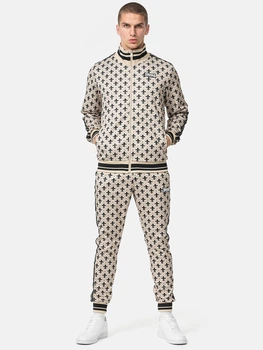 Спортивный костюм мужской Lonsdale Boswall 117316-4047 M Песочный/Черный (4255581517294)