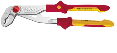 Клещи для водяных насосов 250 мм с регулировочной кнопкой Professional electric Wiha 37450