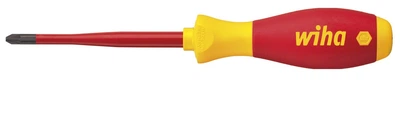 Отвертка SL/PZ 2 х 100 мм для зажимных винтов "плюс" и "минус" SoftFinish electric slimFix Xeno Wiha 36330