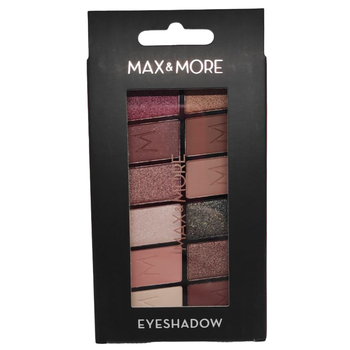 Палетка теней для век Max More Eyeshadow Palette 12 цветов