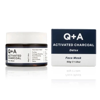 Маска-детокс для лица Q+A Activated Charcoal Face Mask с активированным углём 50 мл