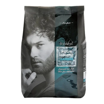 Горячий пленочный воск в гранулах ItalWax Pour Homme Barber Edition мужской для лица 500 г