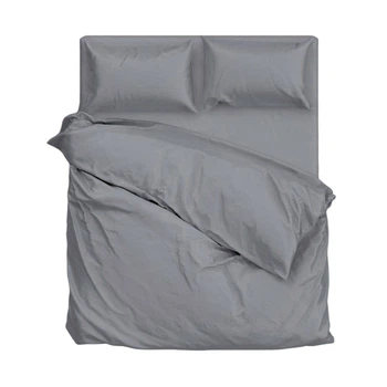 Комплект постільної білизни SoundSleep Dyet Dark Grey ранфорс полуторний 160х215 см темно-сірий (2800004559744)