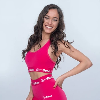 Спортивний топ Simple Fuchsia S - GymBeam