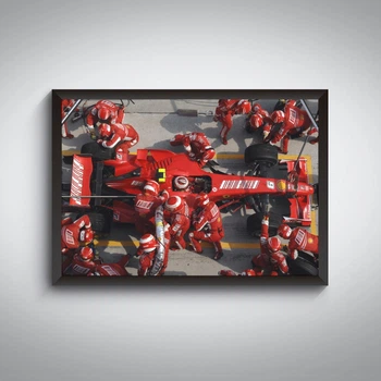 Постер боліда Феррарі / Плакат Ferrari / Формула 1 / Formula 1 / F1 / Ф1