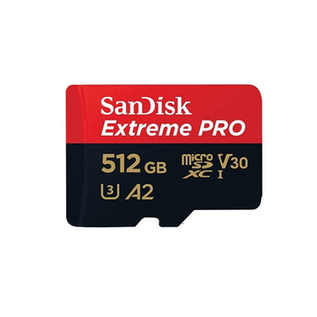 Карта пам'яті SanDisk microSDXC Extreme Pro 512GB Class 10 UHS-I (U3) W-140MB/s R-200MB/s (SDSQXCD-512G-GN6MA)
