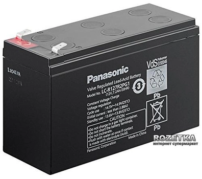 Аккумуляторная батарея Panasonic 12V 7.2Ah (LC-R127R2PG)