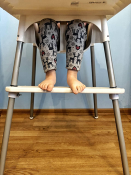 Підніжка для дитячого стільчика Ikea Antilop біла рівна