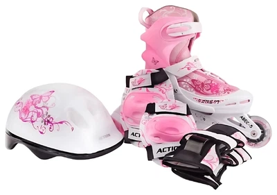 Роликові ковзани Action Pinky (компл)/Pink (30-33)