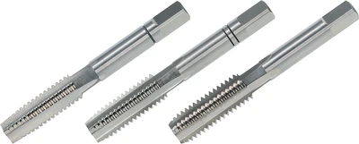 Метчик Volkel ручной BSW 3/32"x48 HSS-G DIN 352 10х36 мм резьба BS 84 для сквозных и глухих отверстий универсальный комплект 3 шт (15699)