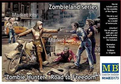 Охотник на зомби - Дорога к свободе. Серия Zombieland 1:35 Master Box (MB35175)