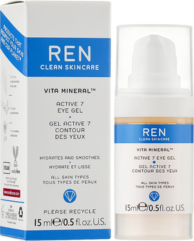 Гель для контуру очей Ren Clean Skincare Vita Mineral Active 7 15 мл (5060389248283)