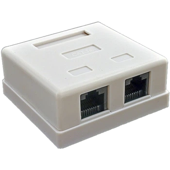 Розетка Kingda 2хRJ45 UTP