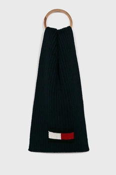 Шарф Tommy Hilfiger Big Flag Темно-Синій OS AM0AM04040