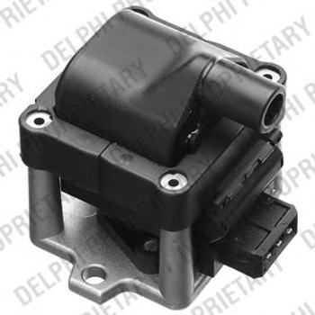 CE10023-12B1 Delphi Котушка запалювання Audi 80/100 1.6/2.0/2.3 90-98/VW 1.4-2.0 90-03 Delphi (CE1002312B1)