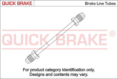 CU-0750A-A QUICK BRAKE Трубка гальмівна 0.75м Quick Brake (CU0750AA)