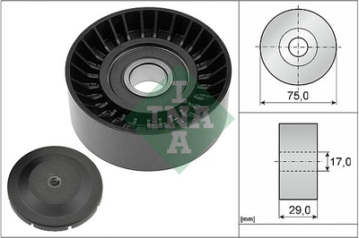 532 0536 10 INA - Обвідний ролик Ina (532053610)