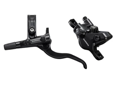Дисковый гидравлический тормоз Shimano Deore MT410-1 передний (левая ручка BL-M4100, калипер BR-MT410)