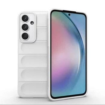 Силиконовый противоударный чехол для Samsung Galaxy S23 FE Белый