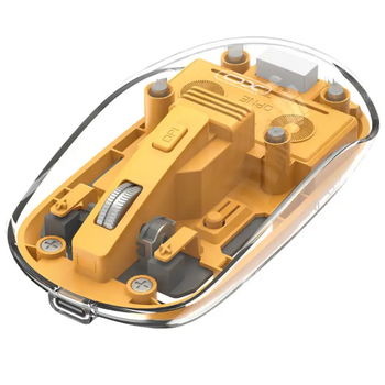 Мышка беспроводная XO M12 2.4G/BT, 5кн Желтый