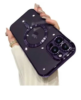 Чохол Metal Matte Case with MagSafe iPhone 15 Pro Purple