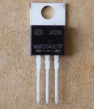 Диод MUR2040CTR оригинал , TO220-3pin (20A,400V) общий анод